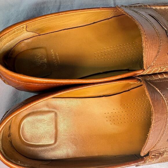 Cole Haan Men\'s Size 13 Pinch Penny Loafers Grand OS Maine Classics C23845 Brown main image 8